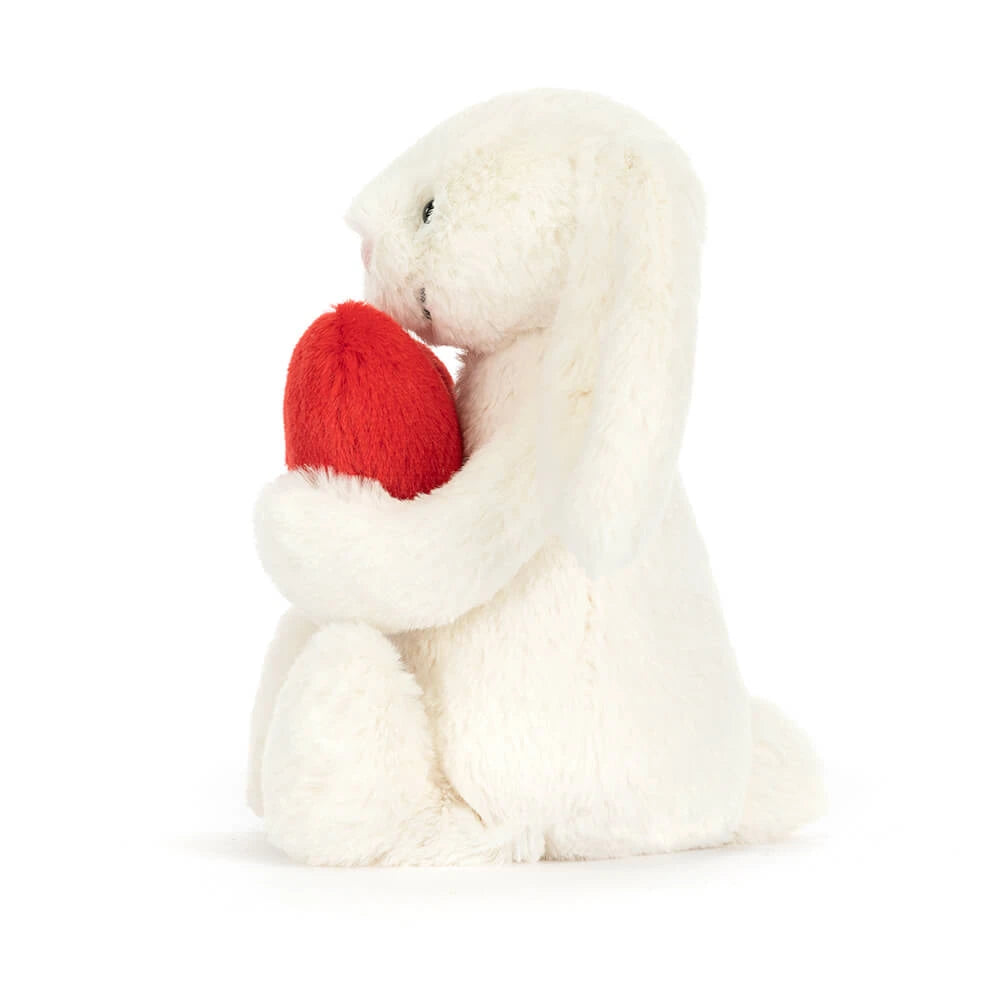 Bashful Red Love Heart Bunny - US 2978