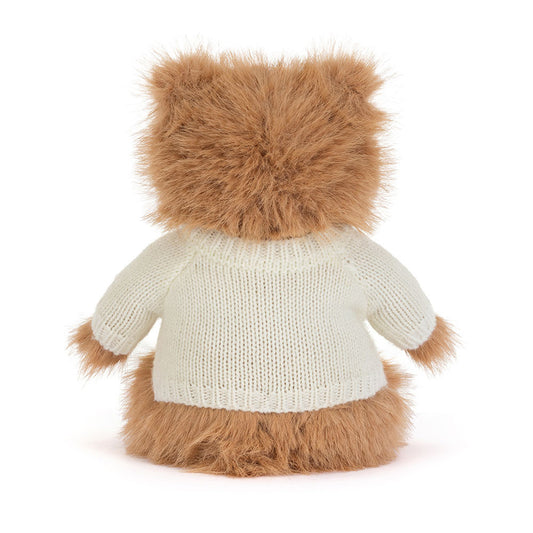 Bartholomew Bear Bouffant With Personalized Cream Jumper - US 4938