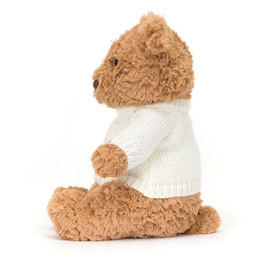 Bartholomew Bear With Personalized Cream Jumper - US 1448