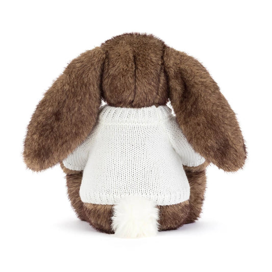 Hoppleston Luxe Bunny With Personalized Cream Jumper - US 1339