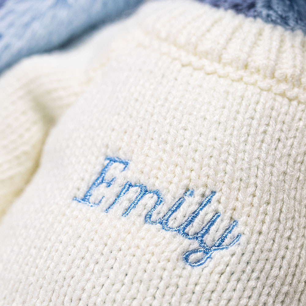 Puddlesea Bunny With Personalized Cream Jumper - US 3122