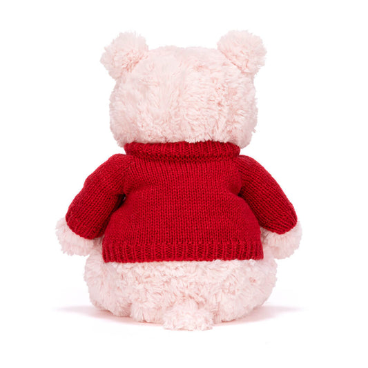 Leola Bear With Personalized Red Jumper - US 1900