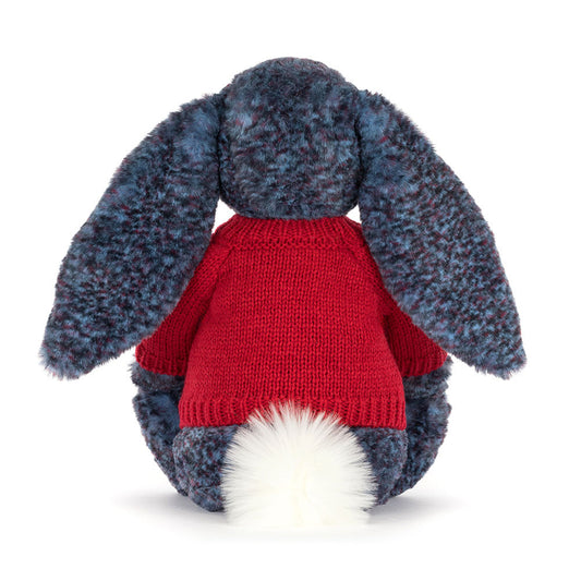 Hopscone Luxe Bunny With Personalized Red Jumper - US 1323