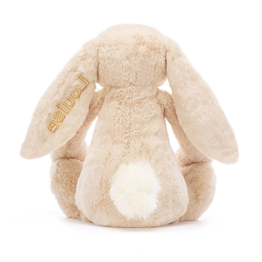 Personalized Bashful Luxe Bunny Willow Huge - US 1030