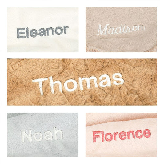 Personalized Bashful Silver Bunny Blankie - US 1865