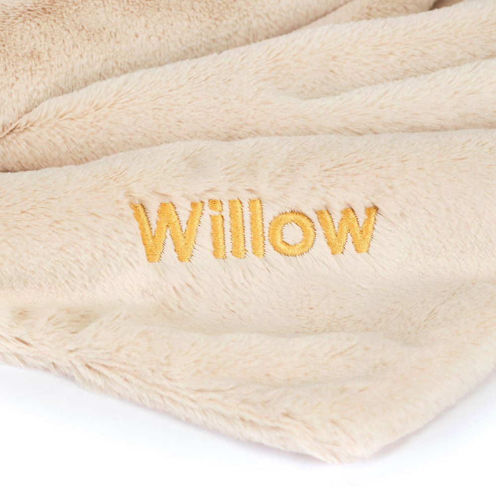 Personalized Bashful Luxe Bunny Willow Blankie - US 4059