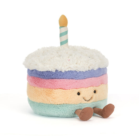 Amuseables Rainbow Birthday Cake - US 9559