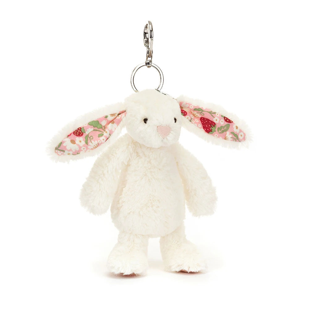 Blossom Cream Bunny 'Berry' Bag Charm - US 6070
