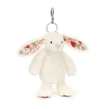Blossom Cream Bunny 'Berry' Bag Charm - US 6070