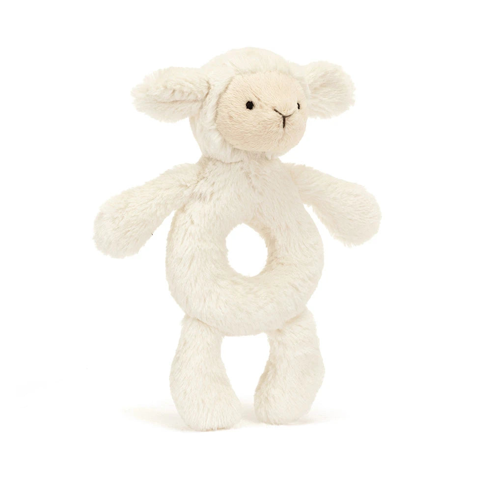 Bashful Lamb Ring Rattle - US 7652