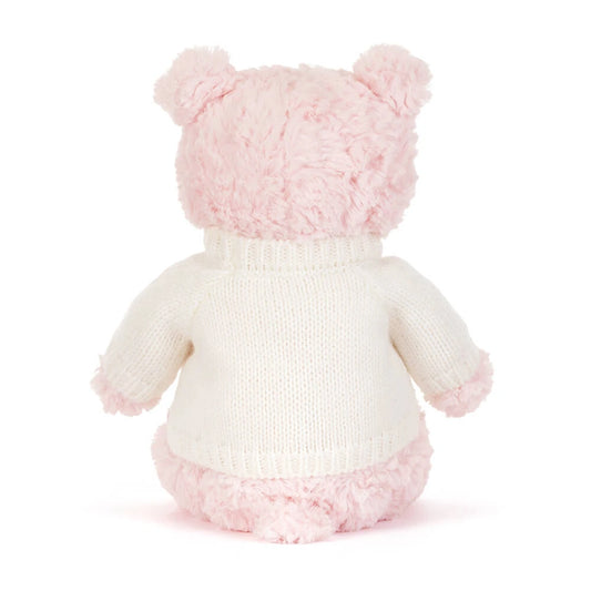 Leola Bear With Personalized Cream Jumper - US 5633