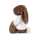 Hoppleston Luxe Bunny With Personalized Cream Jumper - US 1339