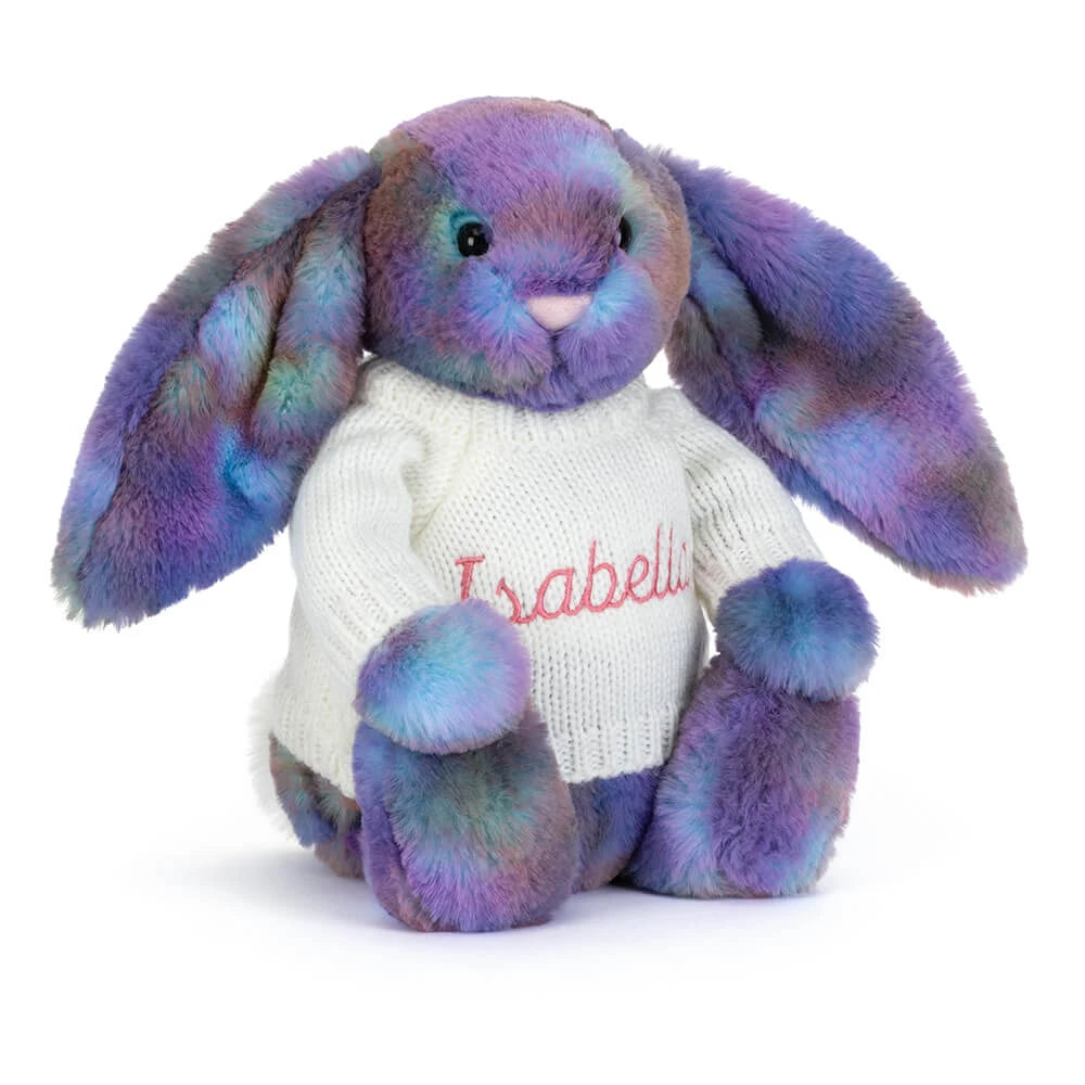 Zodihop Luxe Bunny With Personalized Cream Jumper - US 8743