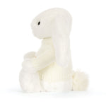 Bashful Luxe Bunny Luna With Personalized Cream Jumper - US 4033