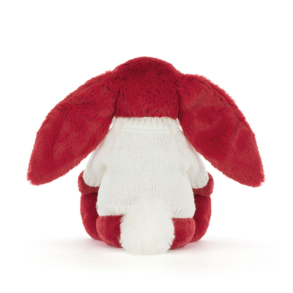Bashful Luxe Bunny Scarlett With Personalized Cream Jumper - US 2735