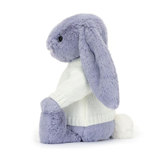 Bashful Viola Bunny With Personalized Cream Jumper - US 5336