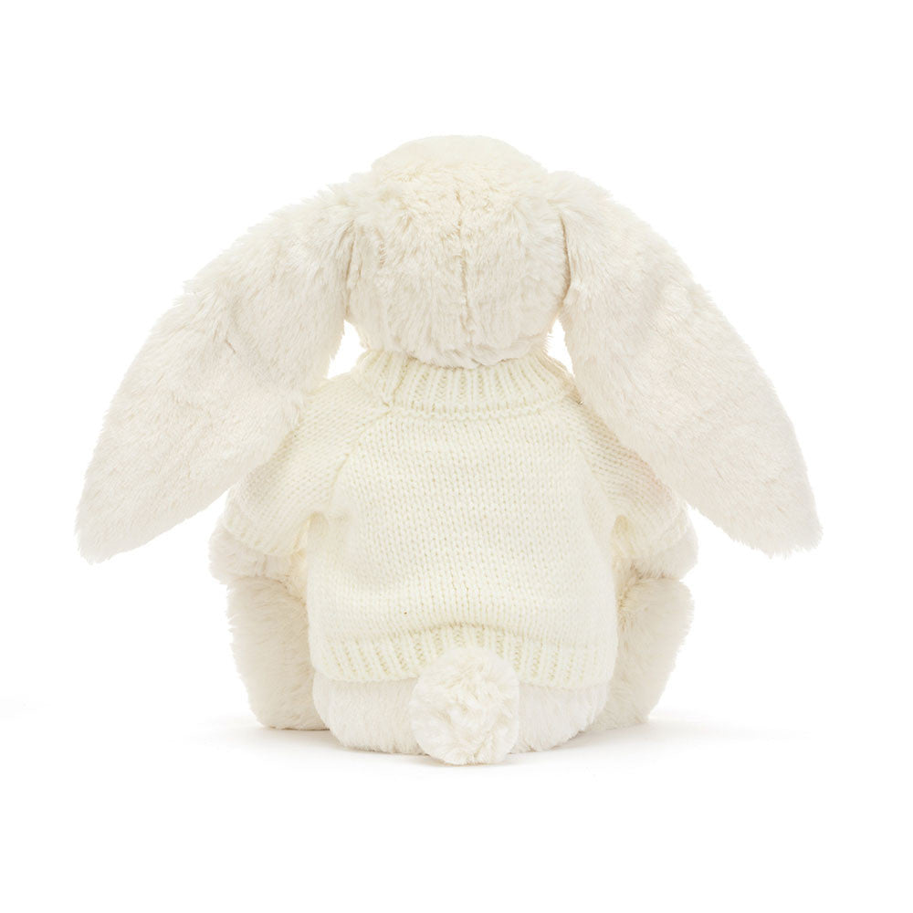 Blossom Cream Bunny 'Berry' With Personalized Cream Jumper - US 7914