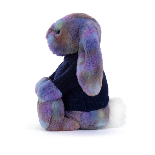 Zodihop Luxe Bunny With Personalized Navy Jumper - US 4309