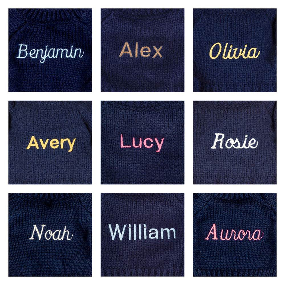 Bashful Luxe Bunny Luna With Personalized Navy Jumper - US 1820