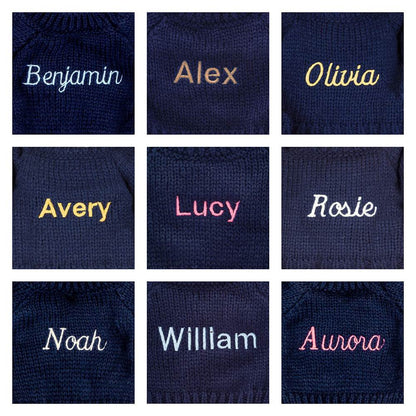 Bashful Luxe Bunny Luna With Personalized Navy Jumper - US 1820