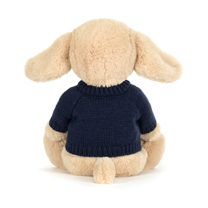 Bashful Luxe Puppy Orlando With Personalized Navy Jumper - US 7272