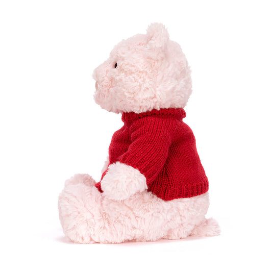 Leola Bear With Personalized Red Jumper - US 1900