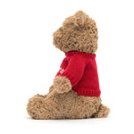 Bartholomew Bear With Personalized Red Jumper - US 9711