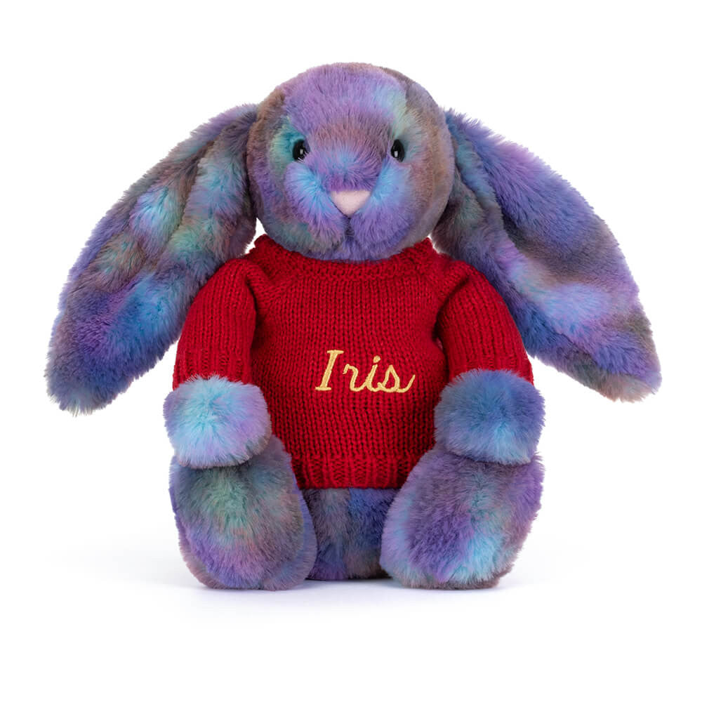Zodihop Luxe Bunny With Personalized Red Jumper - US 7966