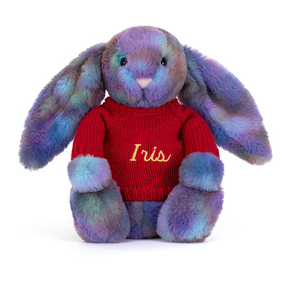 Zodihop Luxe Bunny With Personalized Red Jumper - US 7966