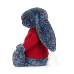 Hopscone Luxe Bunny With Personalized Red Jumper - US 1323
