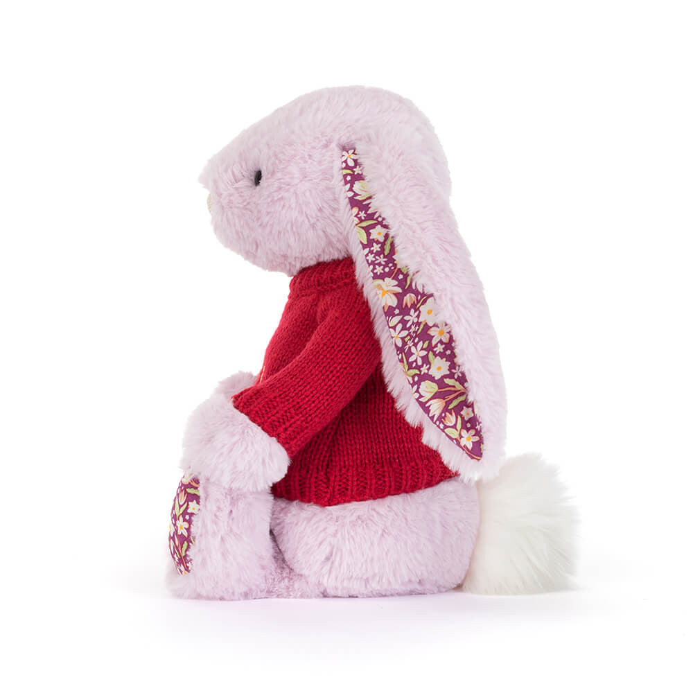 Thistlepop Blossom Luxe Bunny With Personalized Red Jumper - US 1772