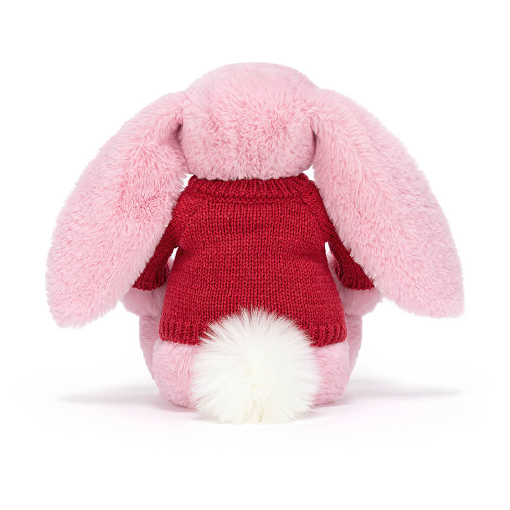Blushkin Blossom Luxe Bunny With Personalized Red Jumper - US 7110
