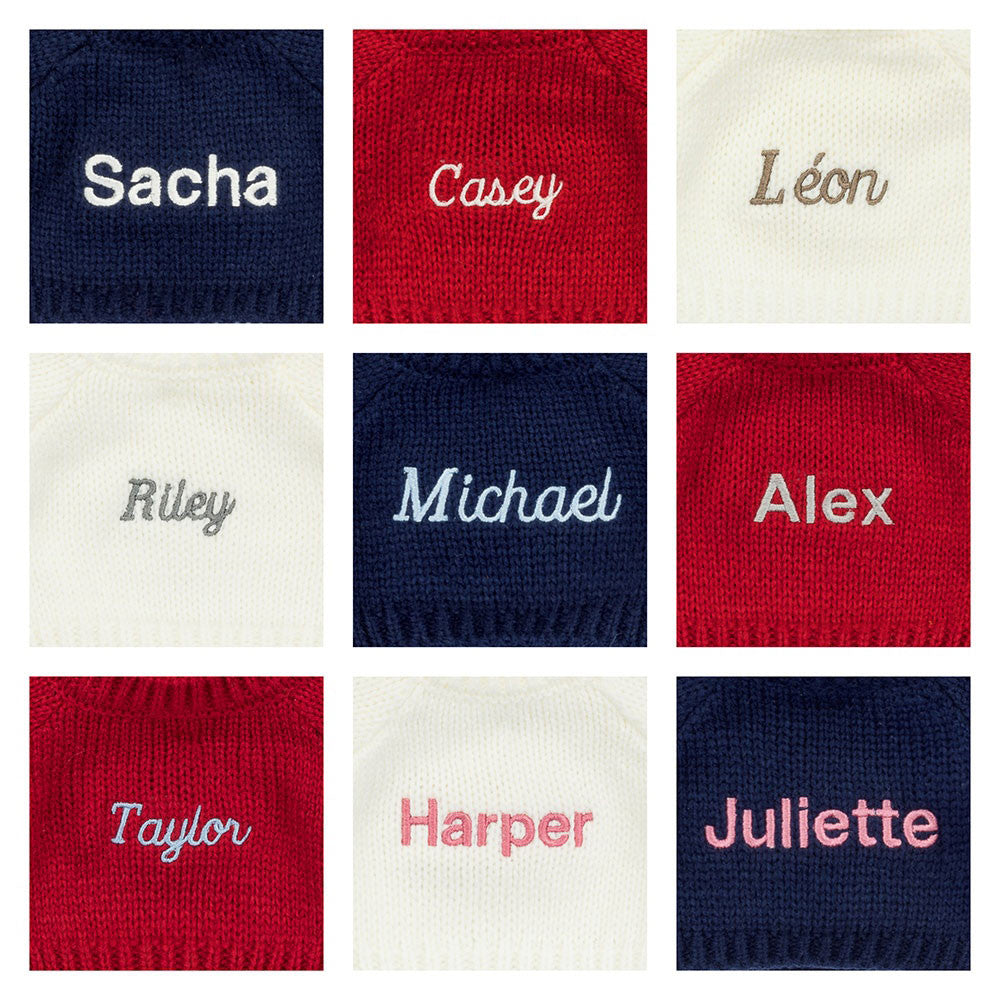 Bashful Viola Bunny With Personalized Red Jumper - US 4805