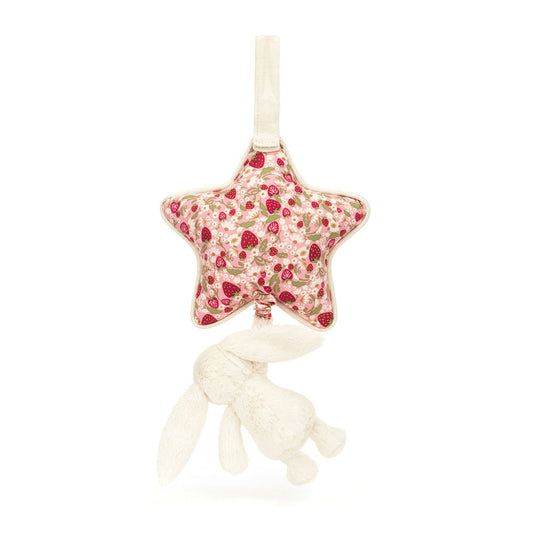Blossom Cream Bunny 'Berry' Musical Pull - US 2717