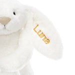 Personalized Bashful Luxe Bunny Luna Medium - US 0795