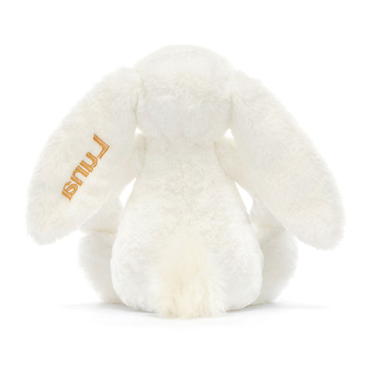 Personalized Bashful Luxe Bunny Luna Medium - US 0795