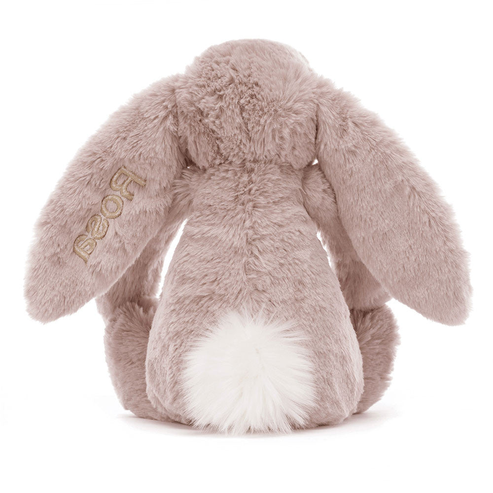 Personalized Bashful Luxe Bunny Rosa Medium - US 7053
