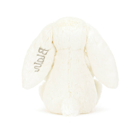 Personalized Cream Bunny With Plant - US 0491