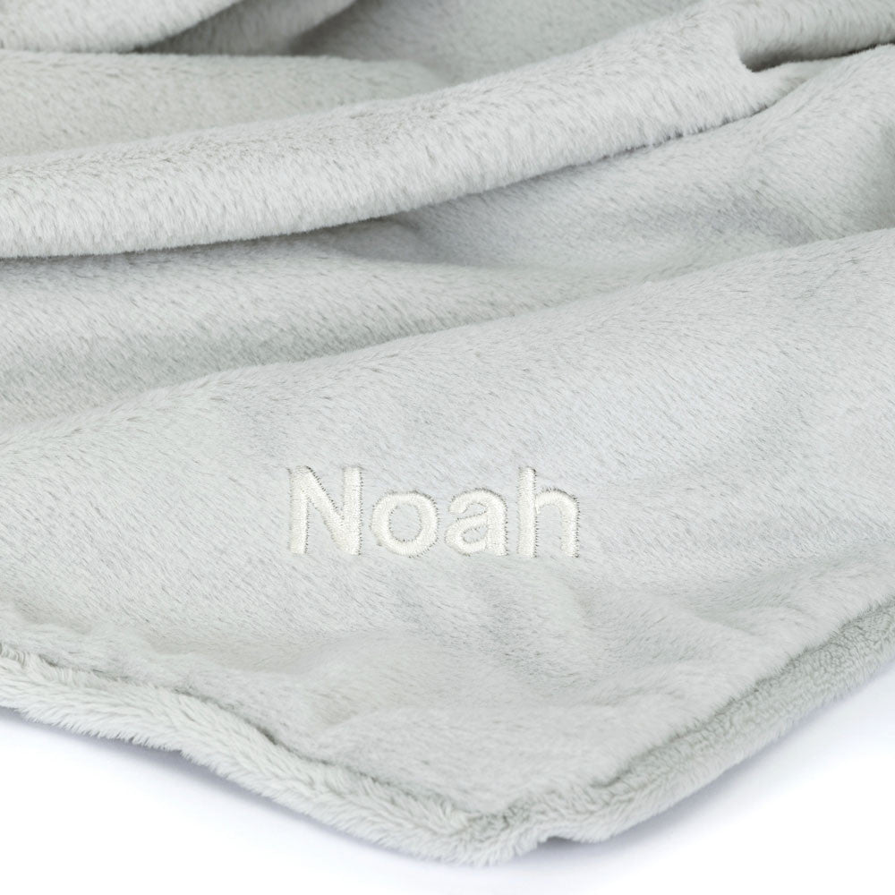 Personalized Bashful Silver Bunny Blankie - US 1865