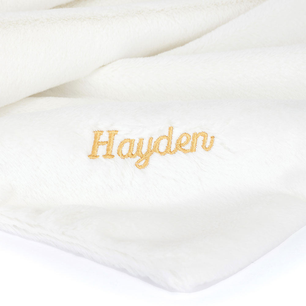 Personalized Bashful Luxe Bunny Luna Blankie - US 6234