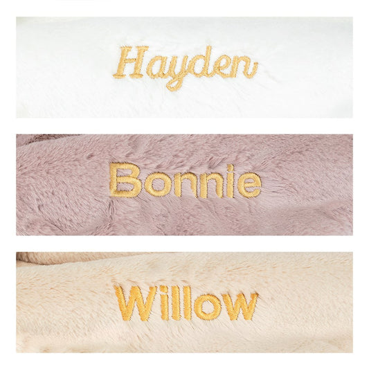 Personalized Bashful Luxe Bunny Willow Blankie - US 4059