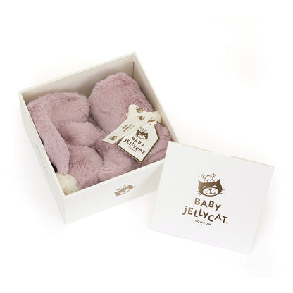 Personalized Bashful Luxe Bunny Rosa Soother - US 0957