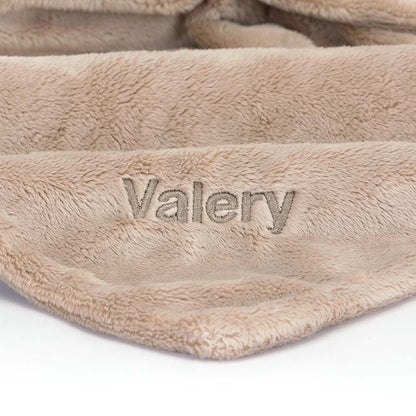 Personalized Bashful Beige Bunny Soother - US 5911