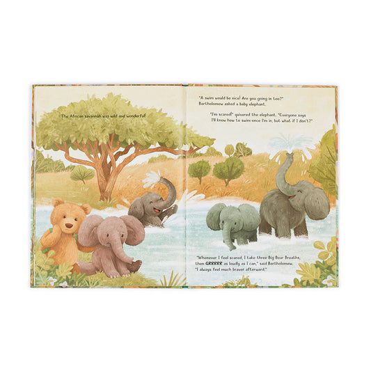 It's A Big World Bartholomew Book & Bartholomew Bear Medium - US 0885