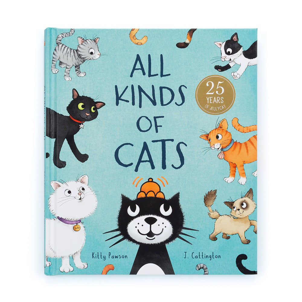 All Kinds Of Cats Book & Jellycat Jack Medium - US 6743