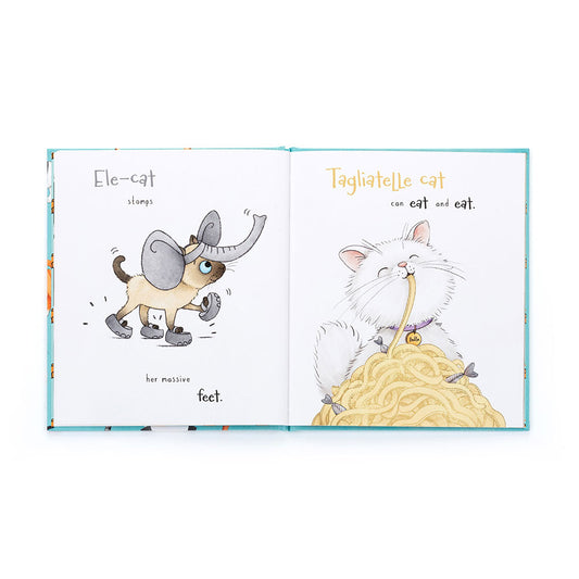 All Kinds Of Cats Book & Jellycat Jack Medium - US 6743