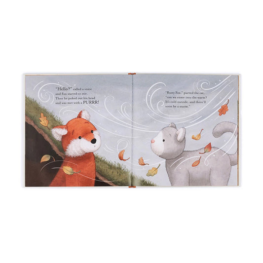 Warm In The Storm Book & Bashful Fox Cub Medium - US 7140